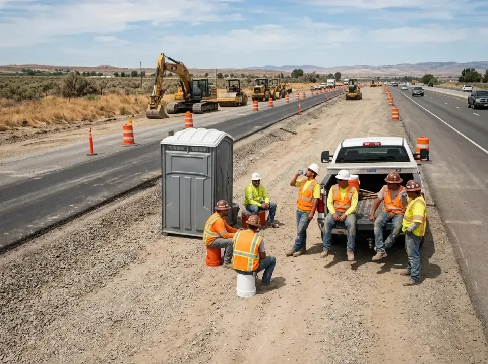 highway-road-construction-crew-007 — frequently asked questions, Porta Potty and Restroom Rentals in Fairfield Plantation, GA